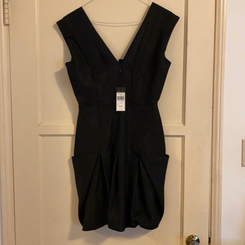 BCBG Max Azria Amerie bubble black dress
